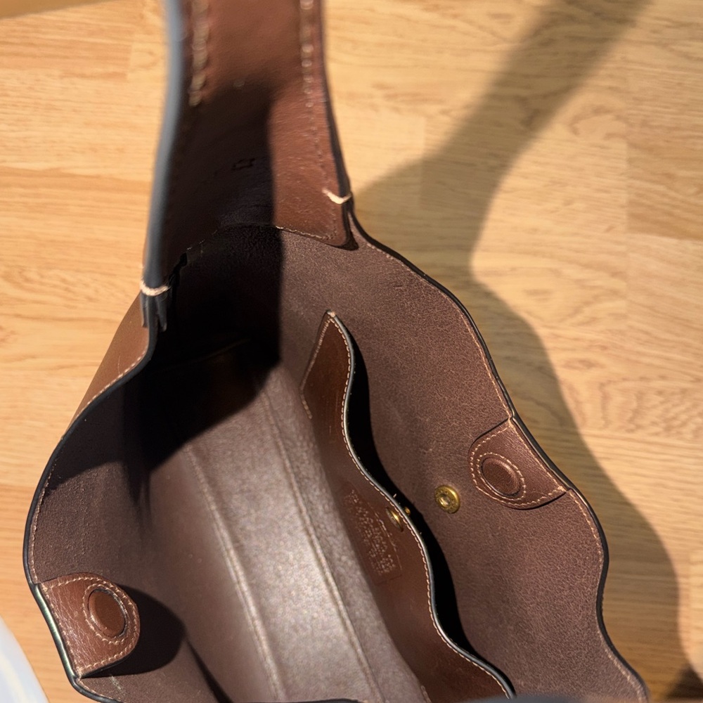 Coach Brooklyn 28 in Maple/Brown (purse charm not included) - Picture 11 of 15